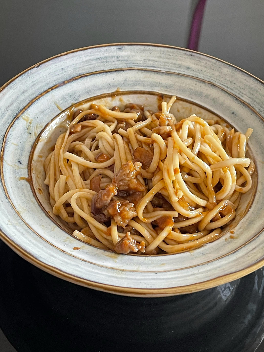 十分钟做好一盘肉酱拌面，太好吃了😋