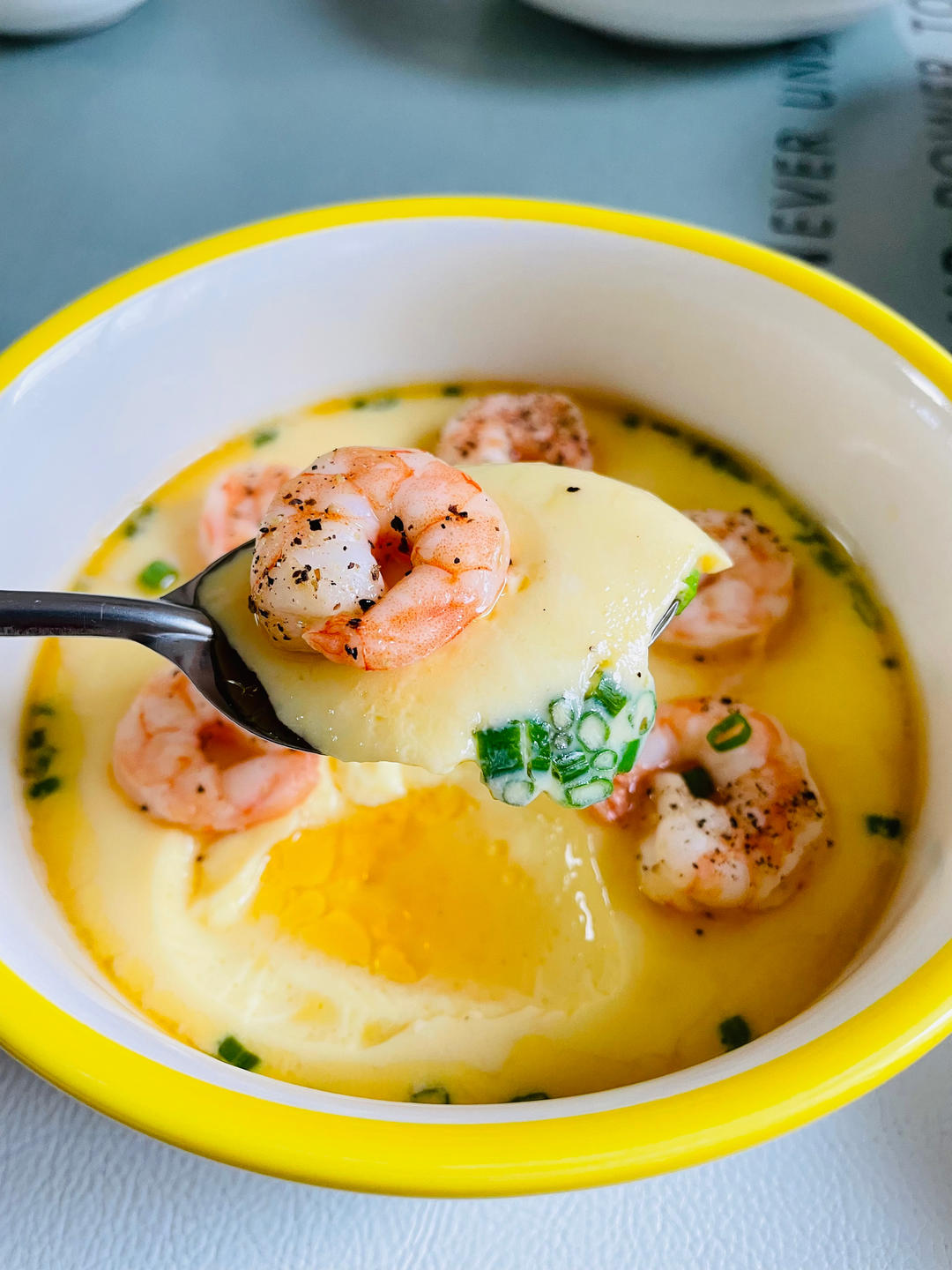 虾仁鸡蛋羹