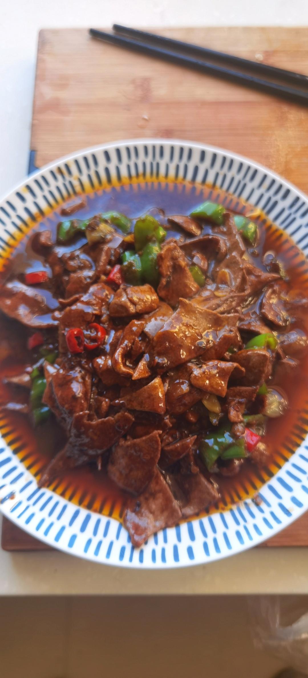 这样炒的猪肝鲜嫩入味，一点都不腥，特别好吃😋