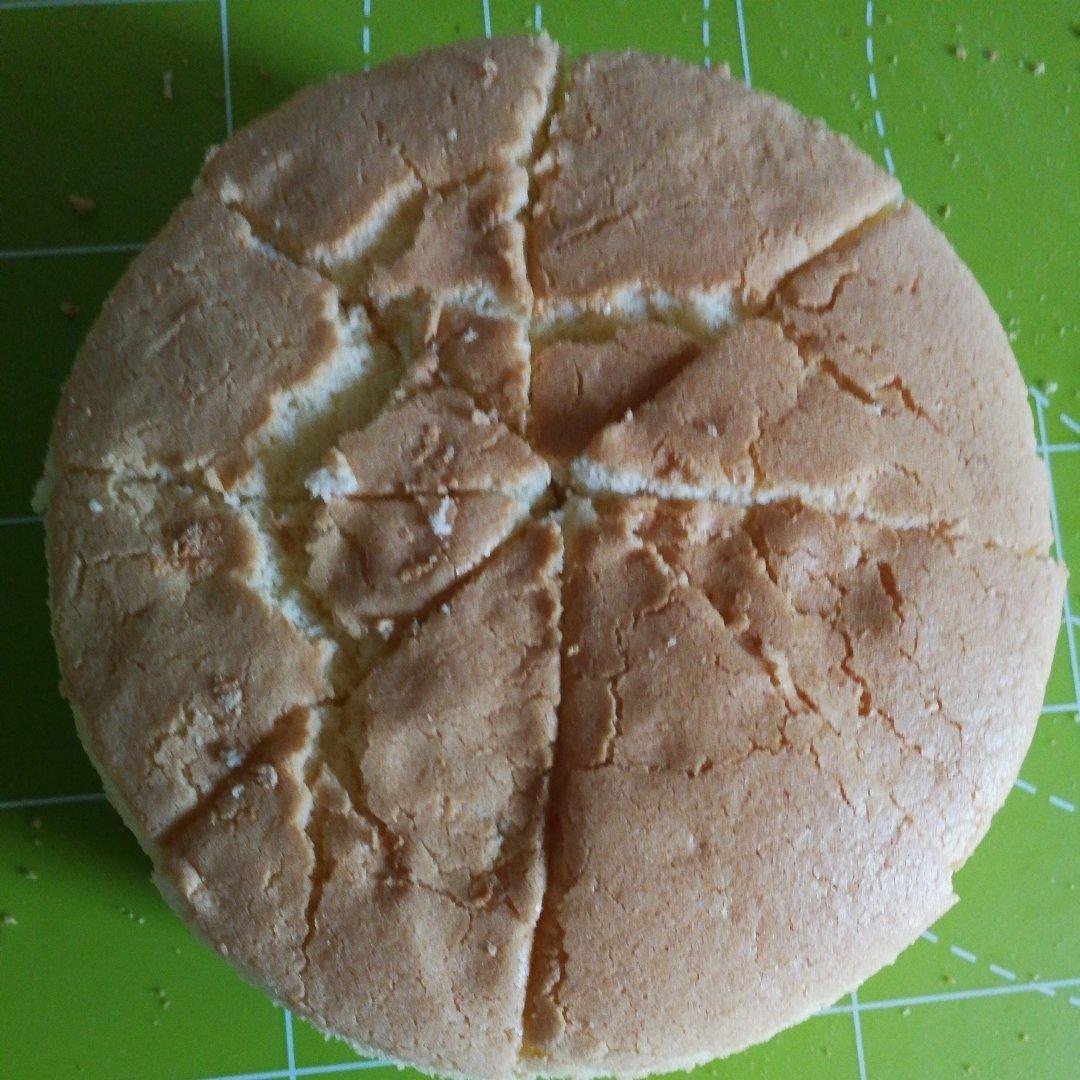 6寸原味戚风蛋糕