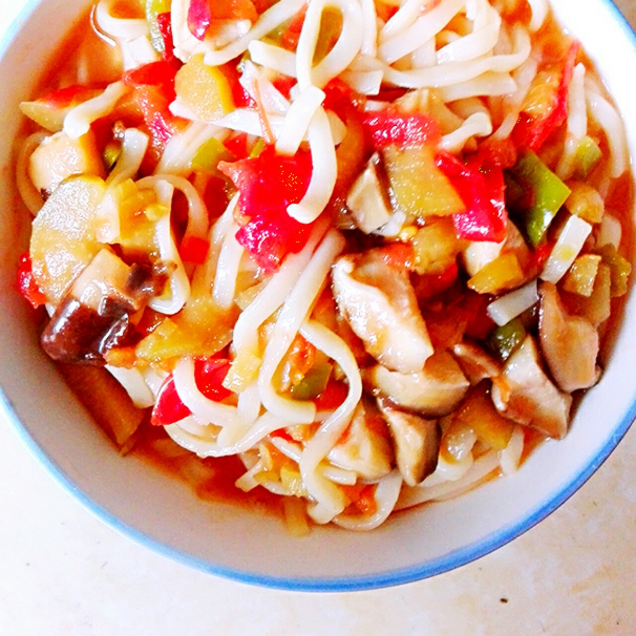 宝宝餐-番茄香菇面