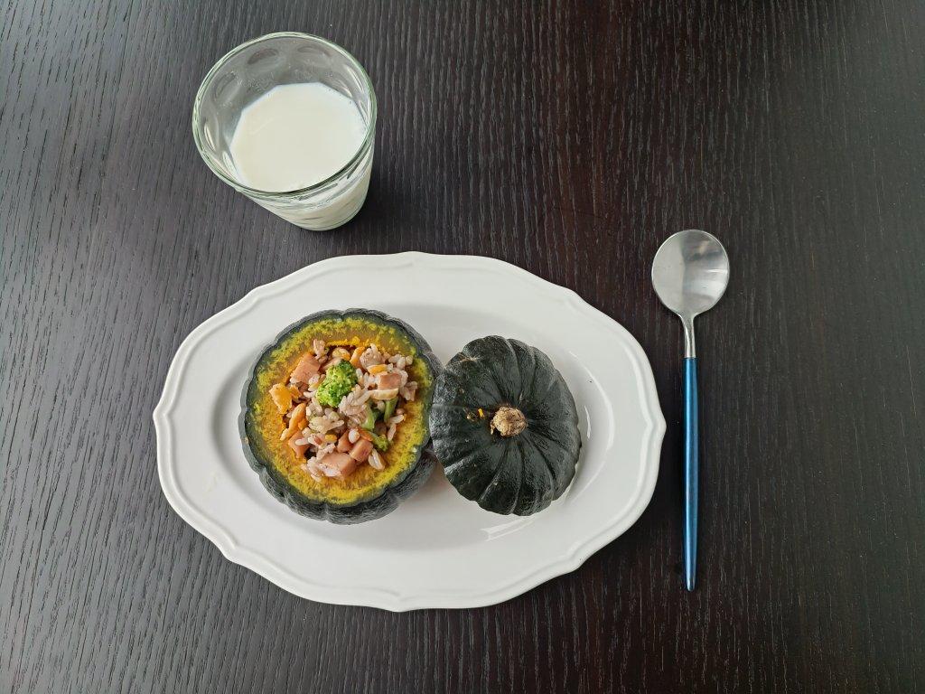 三色藜麦贝贝南瓜饭