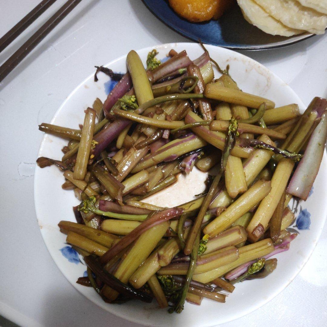 酸辣紫菜苔