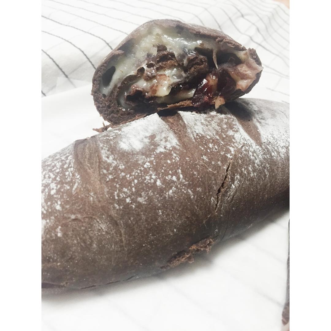 麻薯核桃夹心软欧包