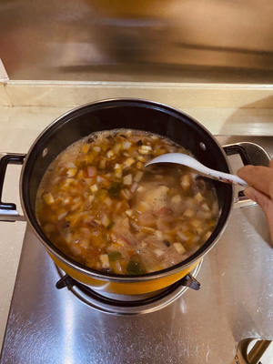 美味疙瘩汤的做法 步骤6