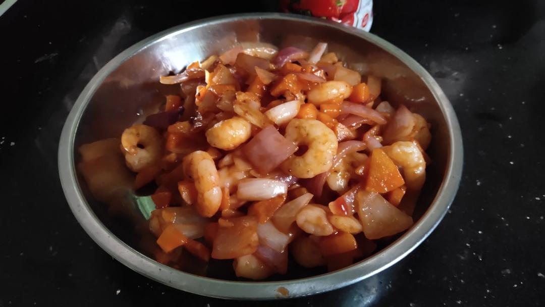 茄汁大虾仁🍤