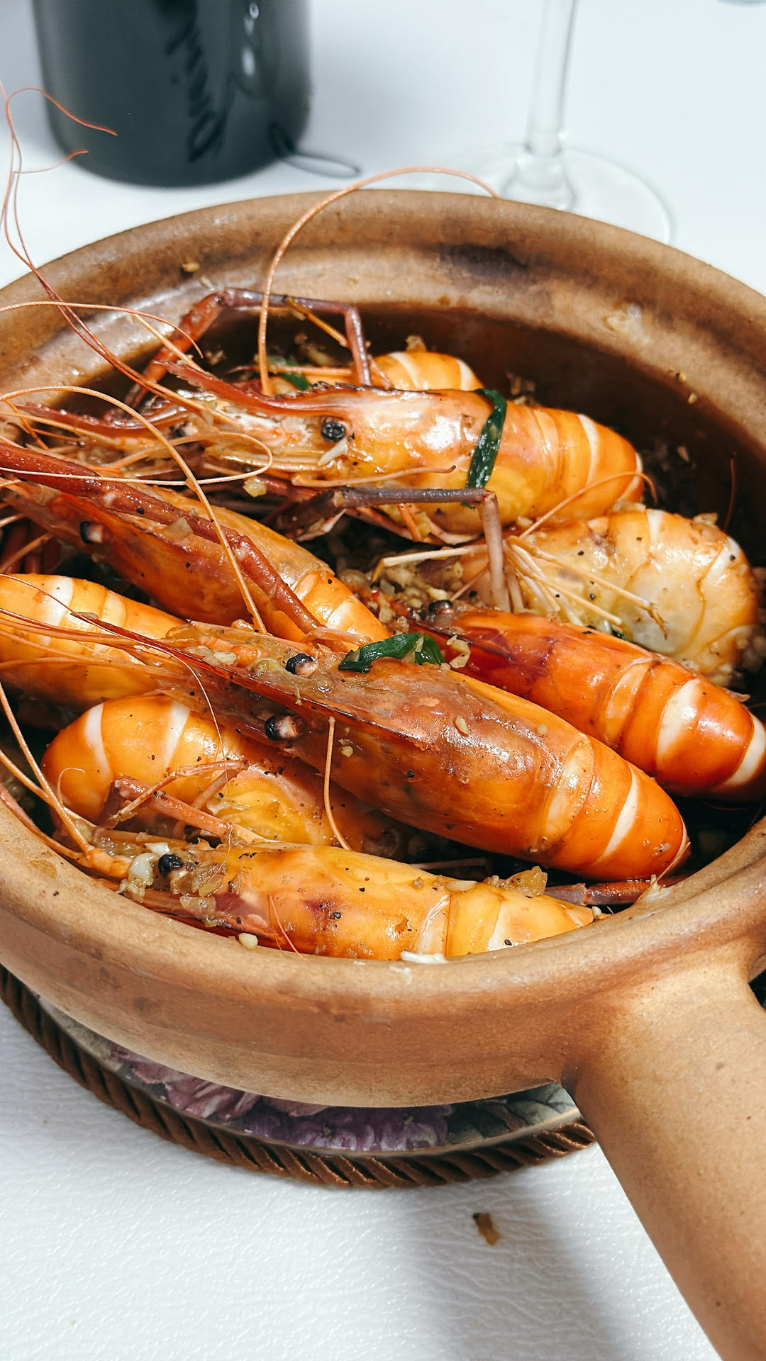 黑白胡椒黄油罗氏虾