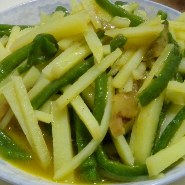 青椒土豆丝