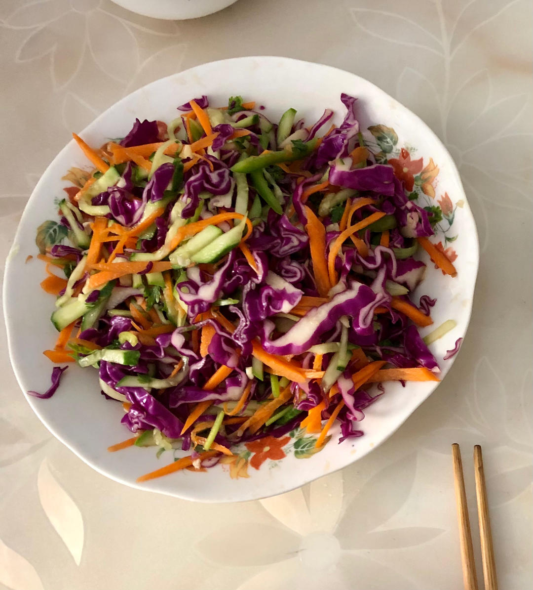 凉拌紫甘蓝