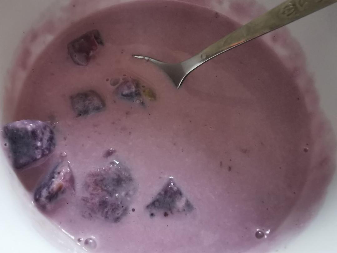 紫薯椰奶西米露