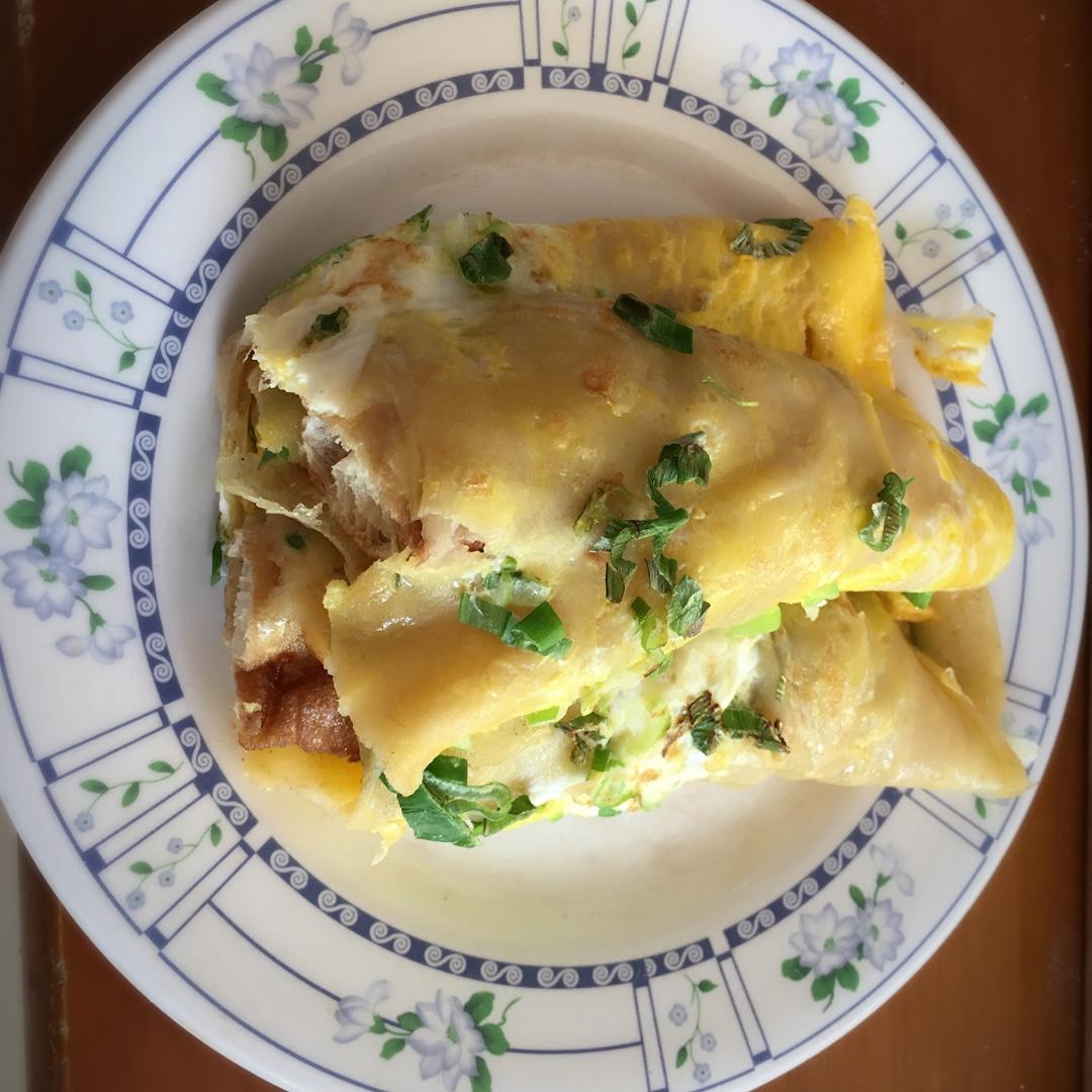 平底锅版煎饼果子
