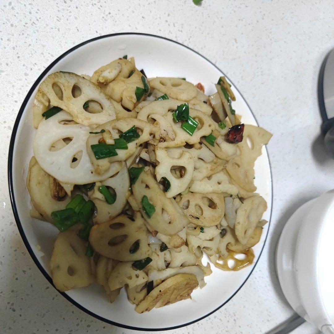 清炒藕片