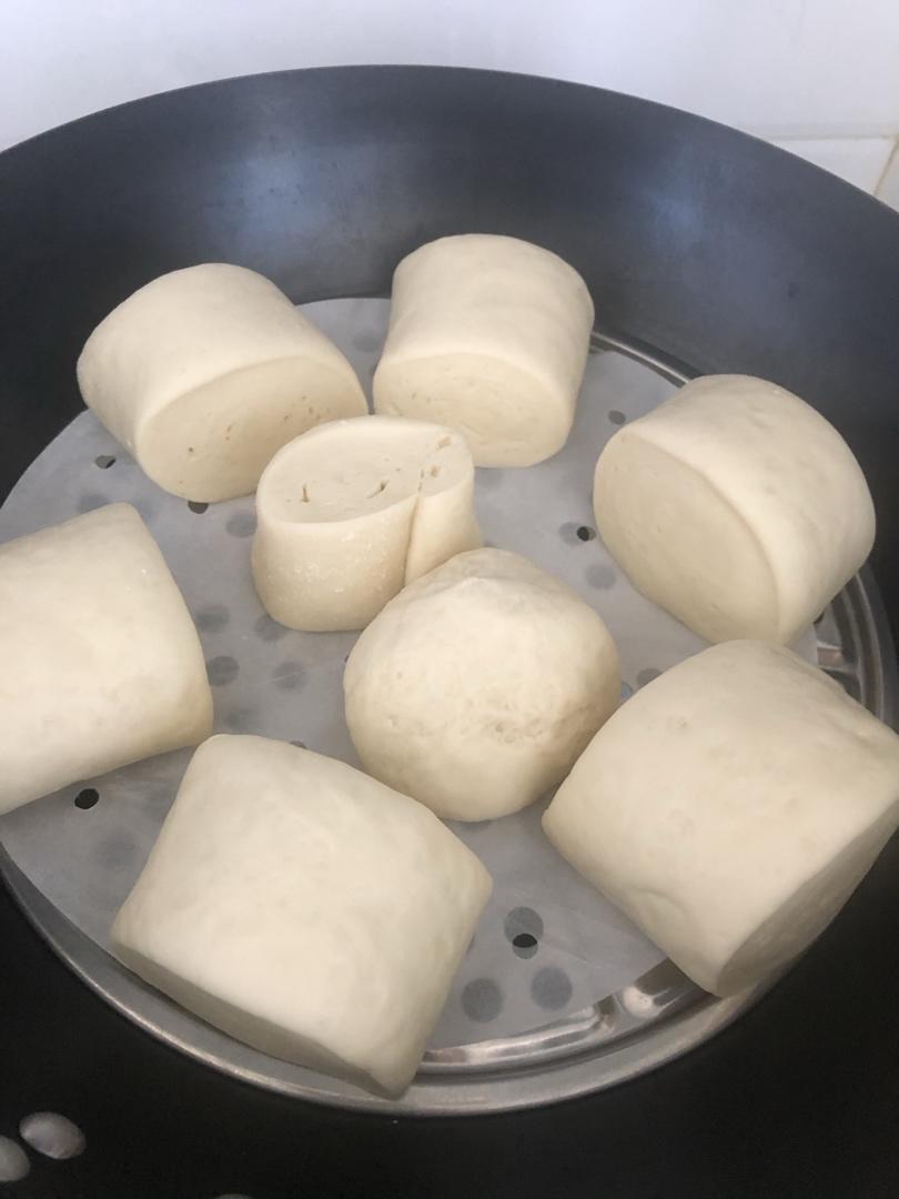面包机发面蒸馒头