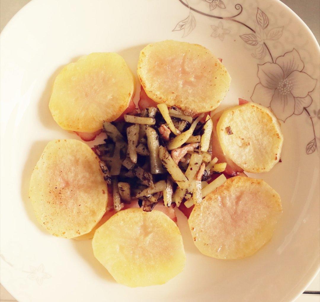 10分钟就上桌——培根土豆夹