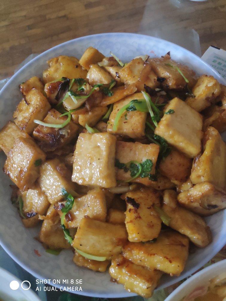 无敌好吃的香煎豆腐
