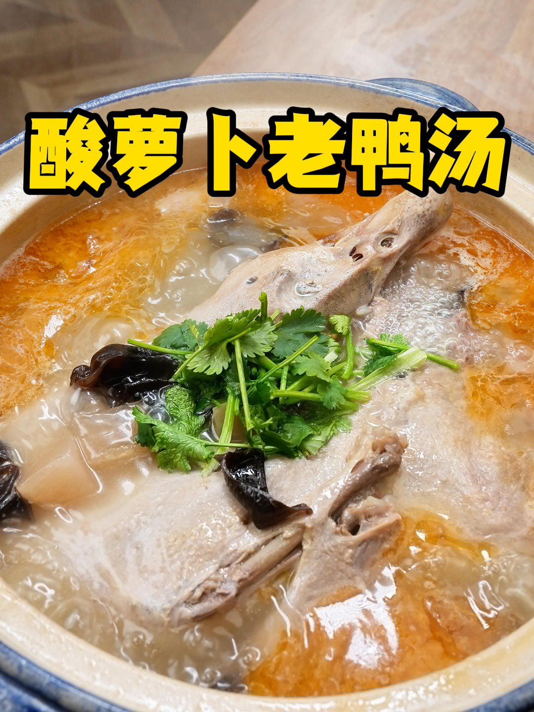 酸萝卜老鸭汤
