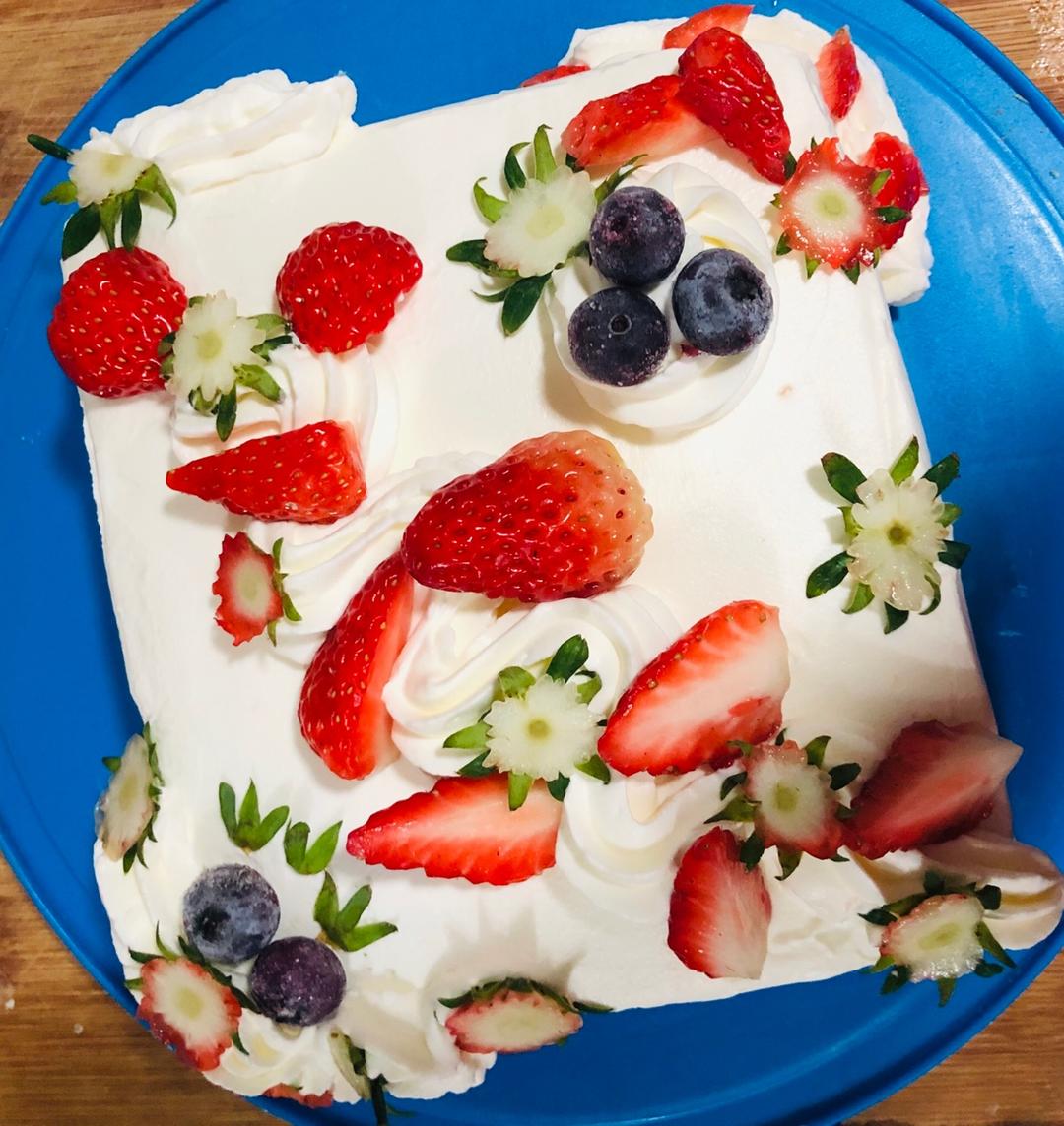 超好记八寸戚风蛋糕（后蛋法）