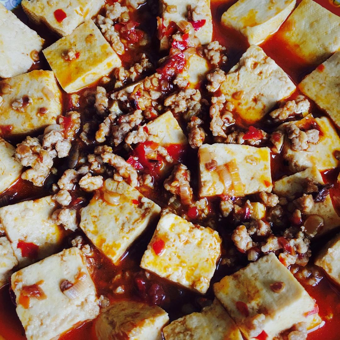 家常红烧肉末豆腐