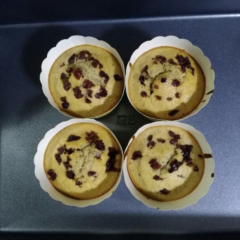 少女心的香蕉蔓越莓玛芬