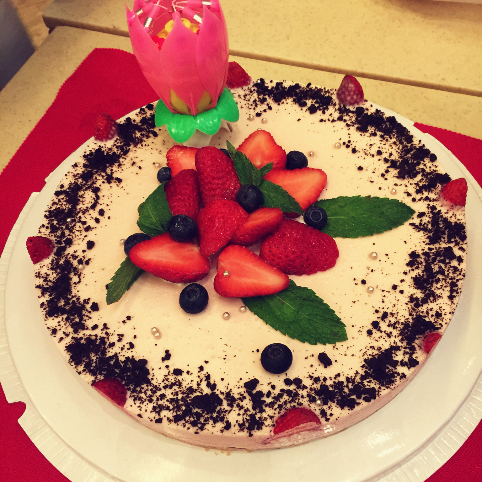 《Tinrry下午茶》教你做草莓芝士慕斯（6寸配方）