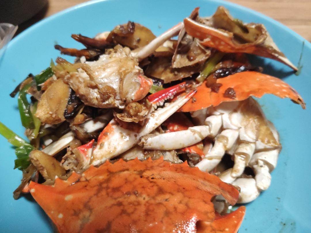 香爆梭子蟹