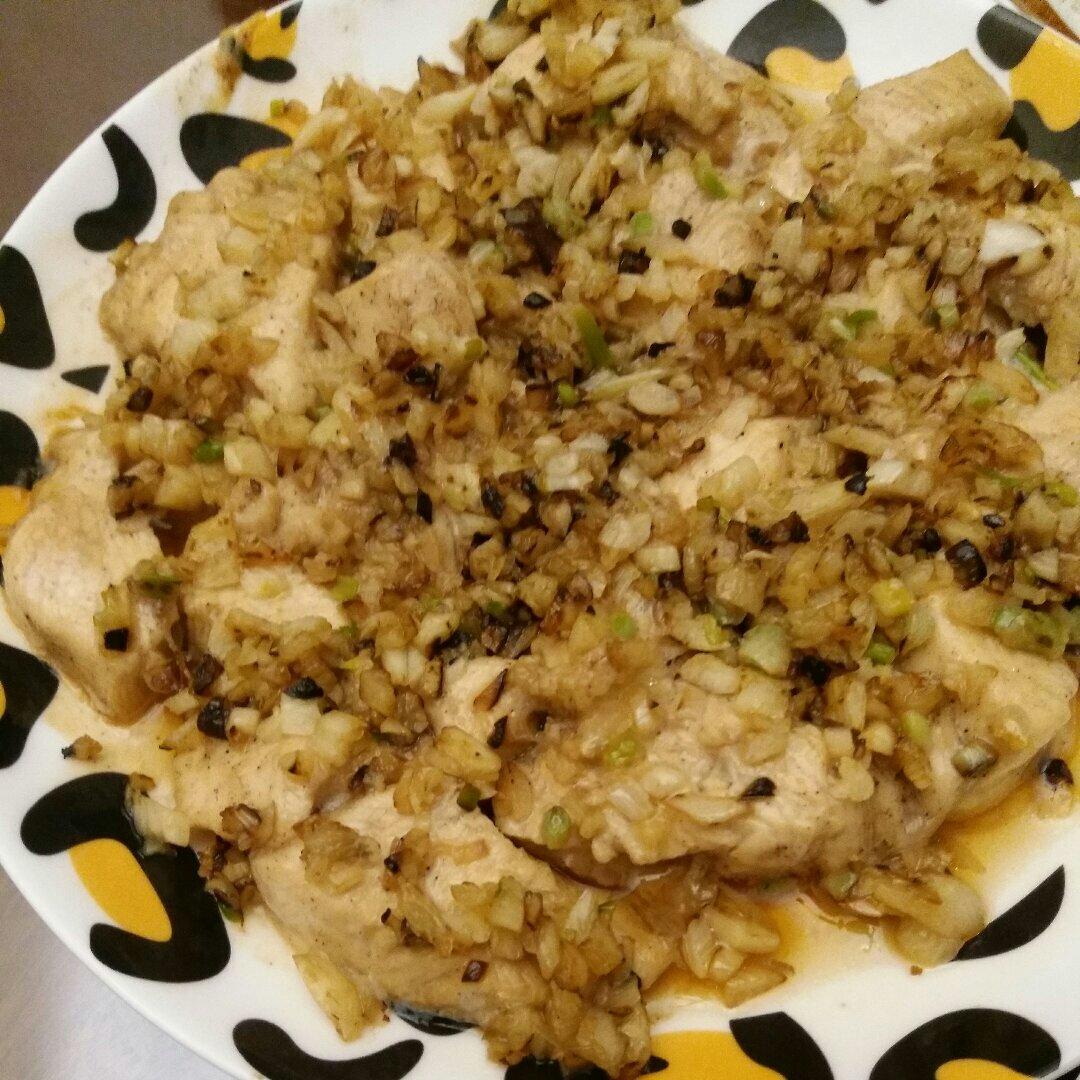 蒜蓉蒸鸡胸（鸡腿）