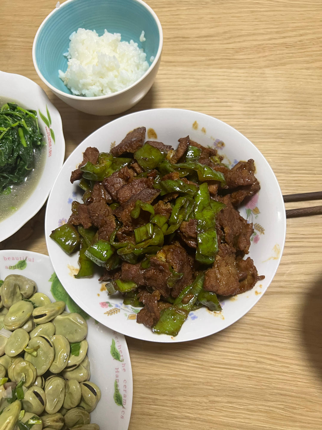 牛肉炒辣椒