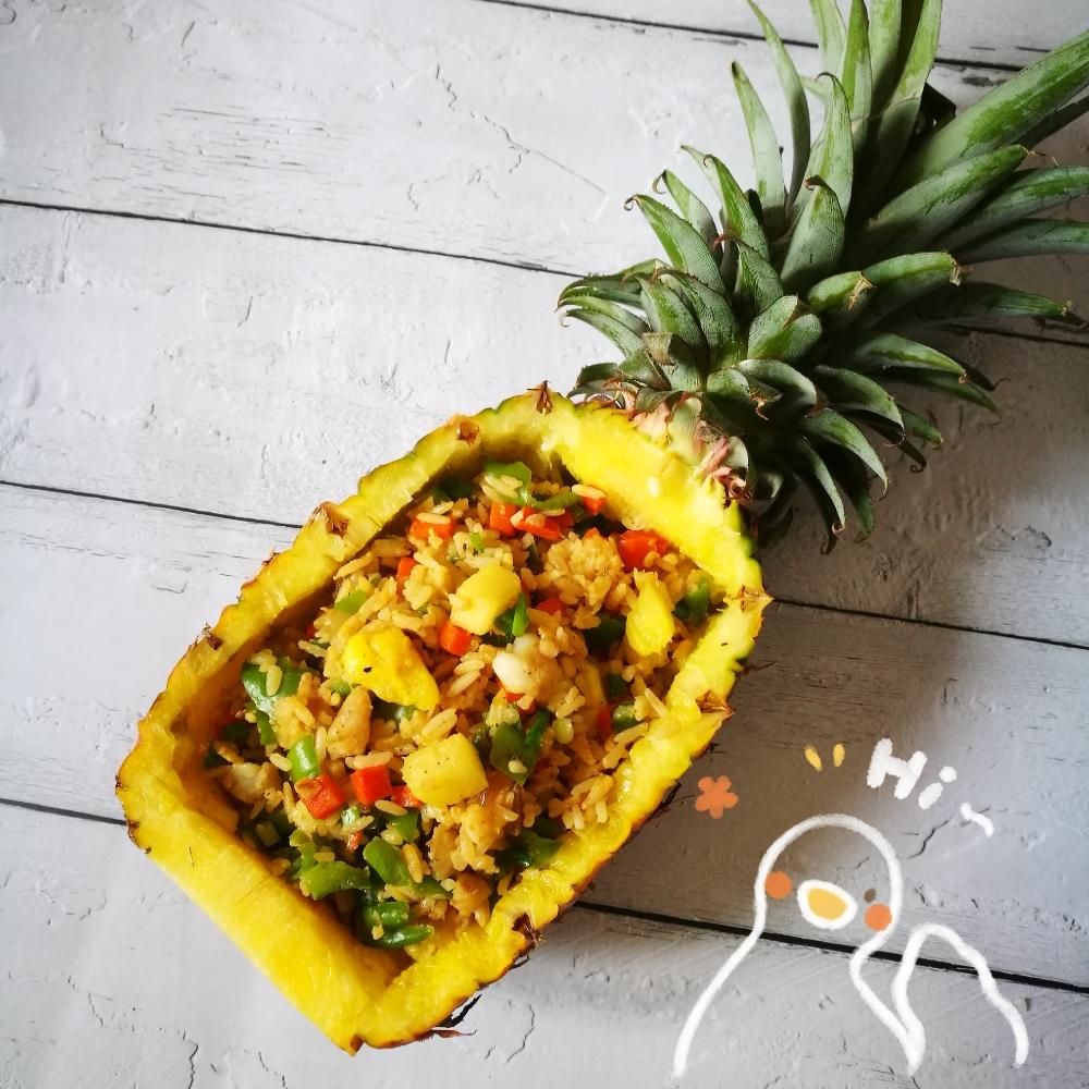 颜值爆表的菠萝饭（凤梨饭也可）