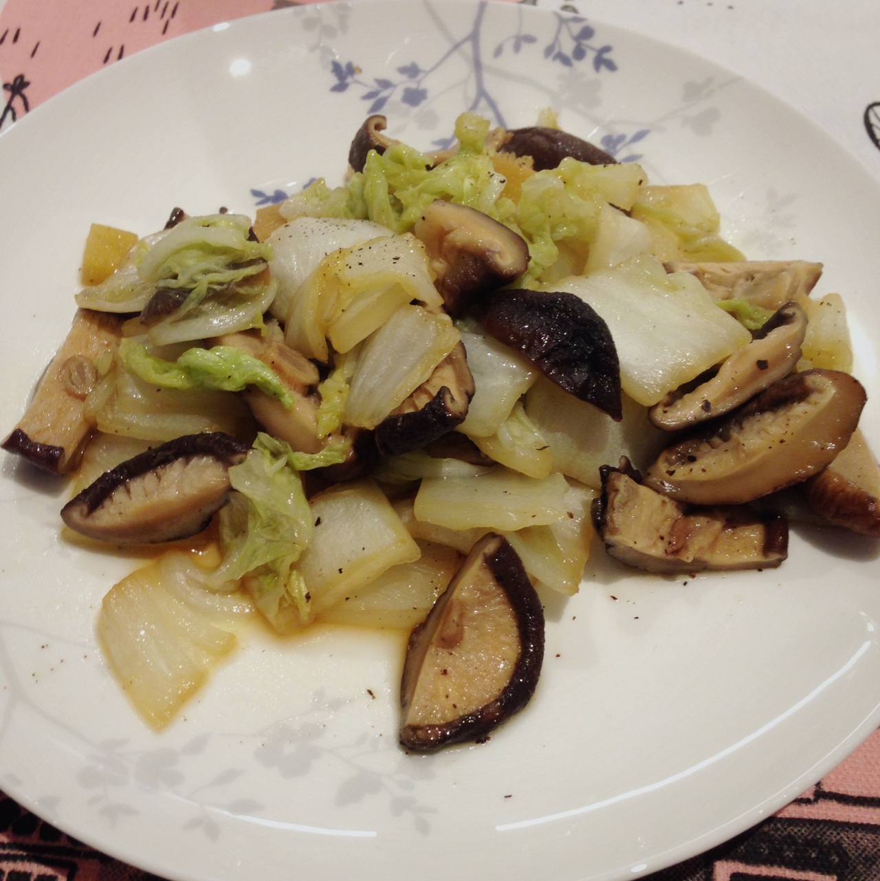 香菇洋白菜