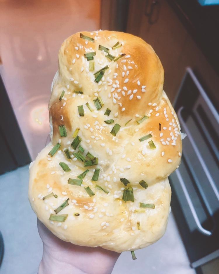 香葱肉松面包（烫种法）