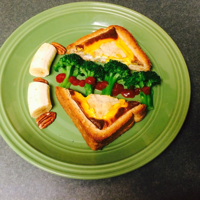 一片面包的三明治