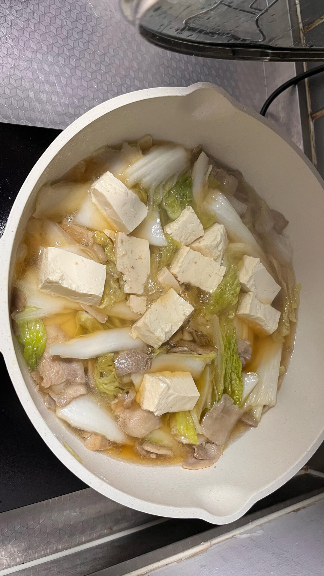 大白菜炖冻豆腐