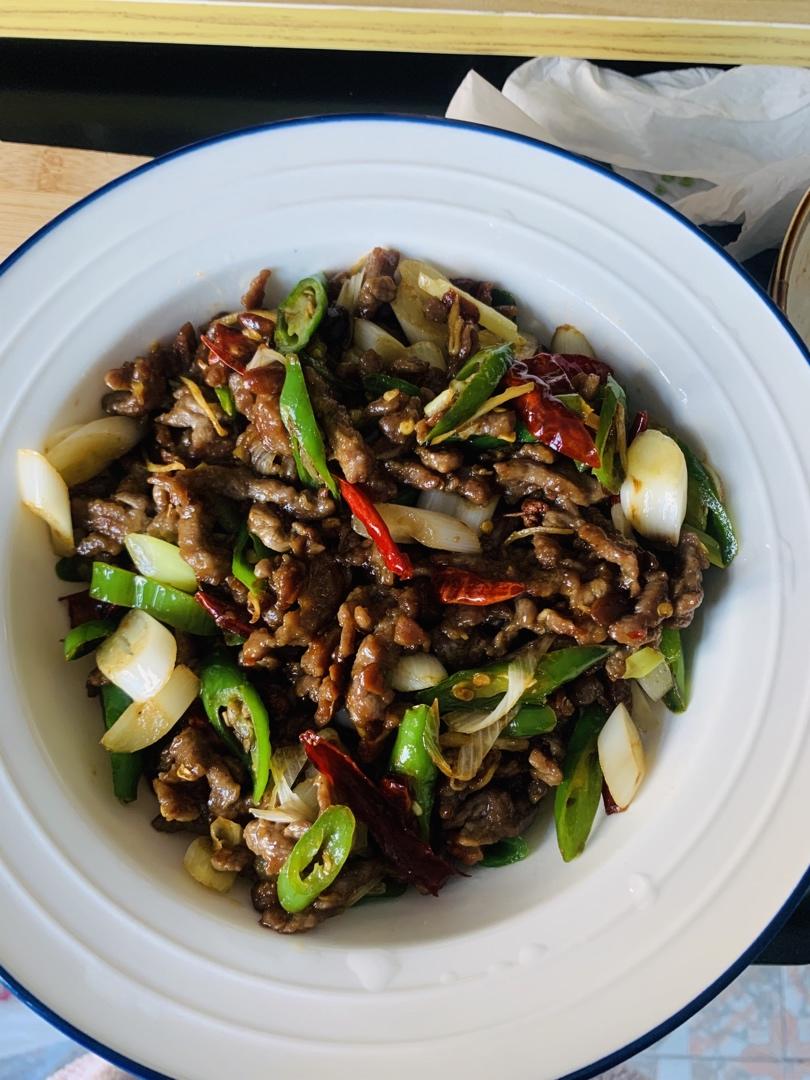 小炒牛肉丝