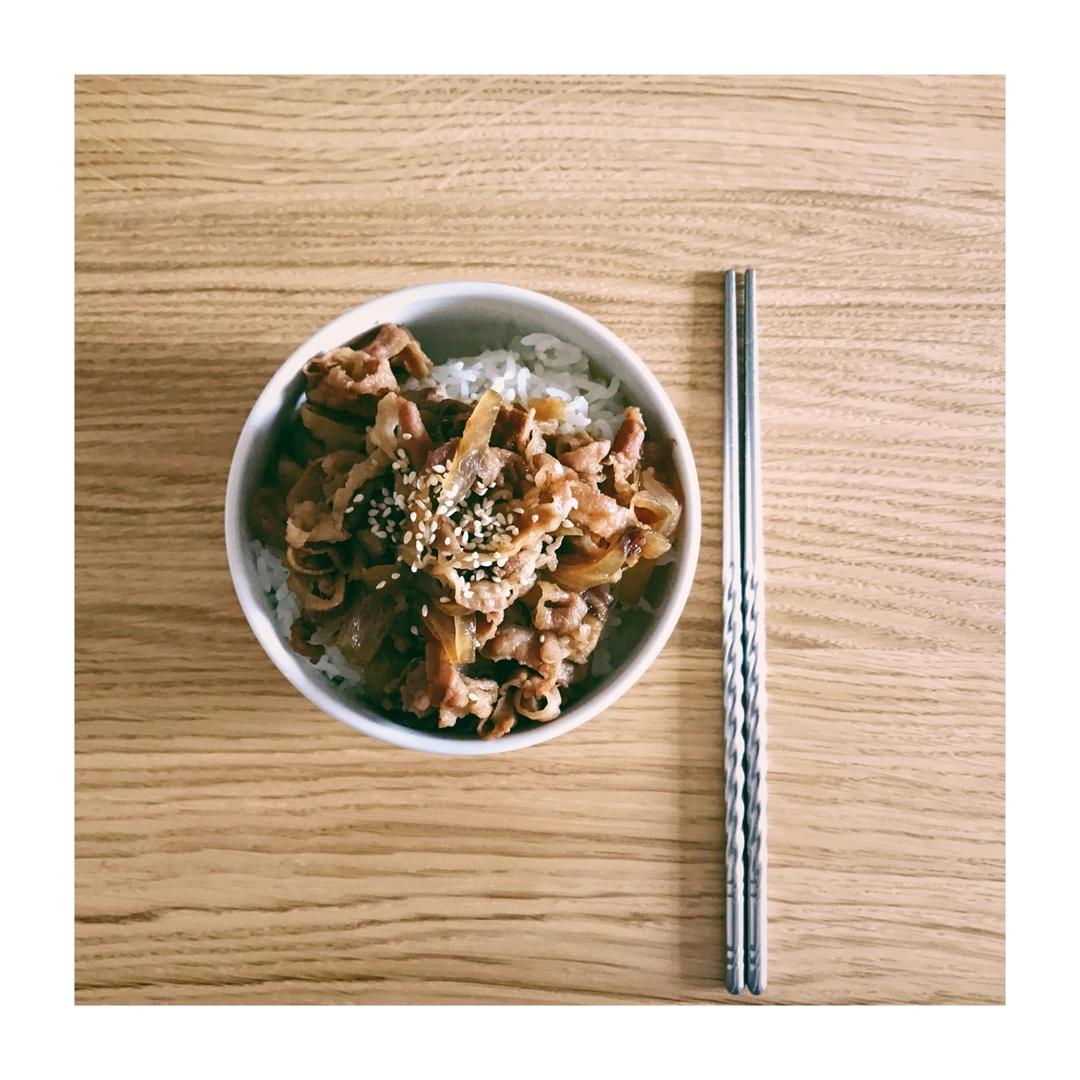 日式牛丼饭