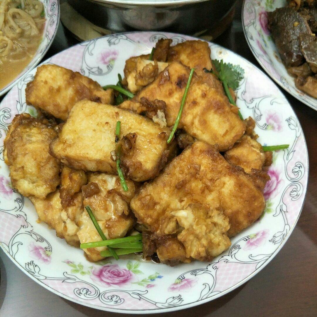 无敌好吃的香煎豆腐