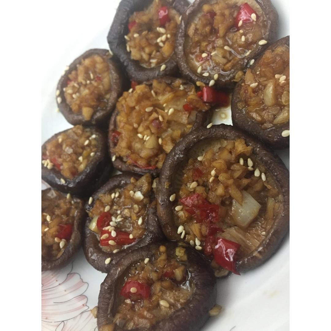 蒜蓉孜然烤香菇