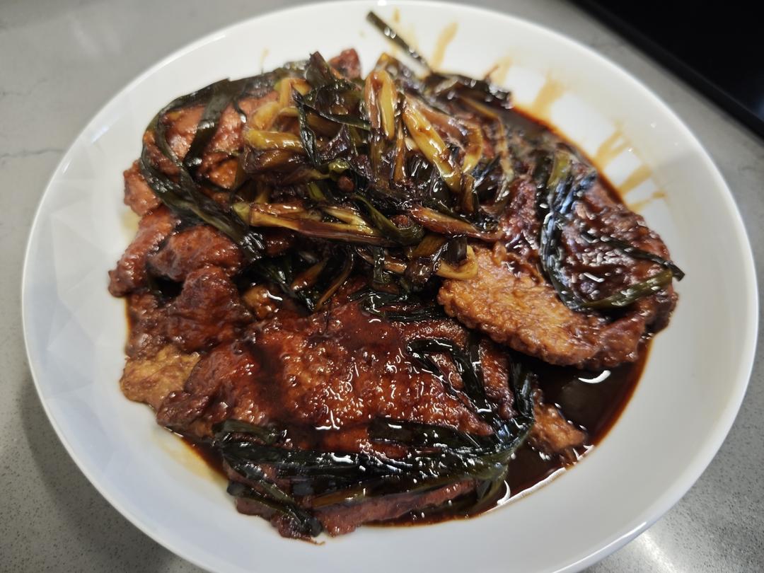 葱烧大排（里脊肉）