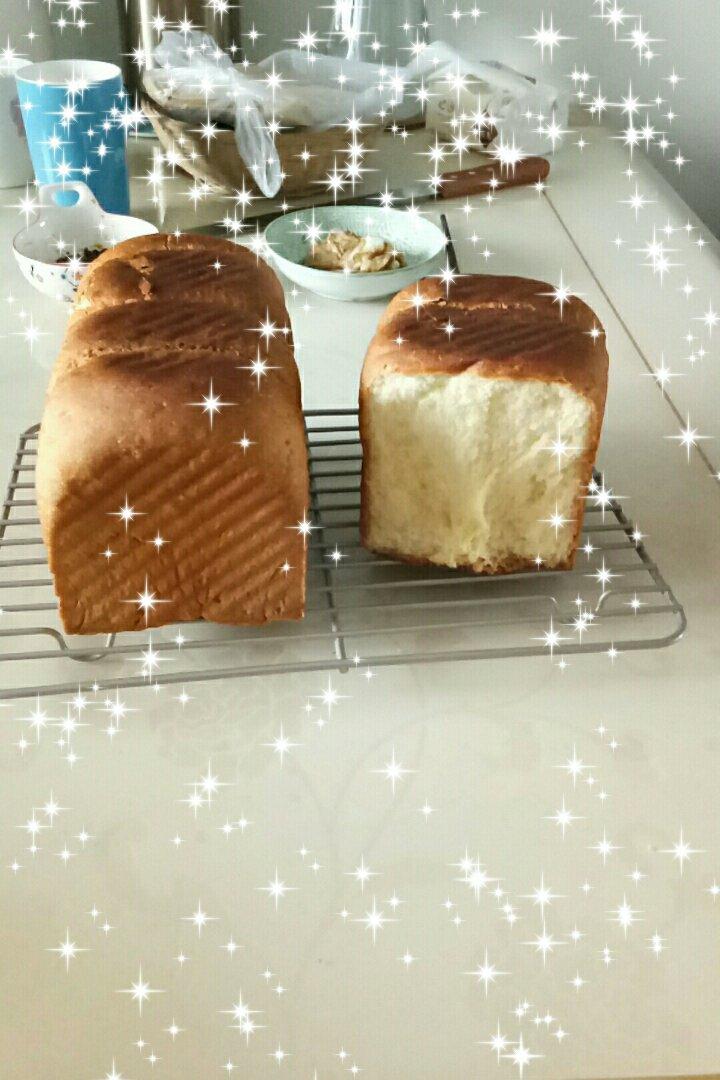 一次发酵❗️手撕吐司面包，柔软拉丝～