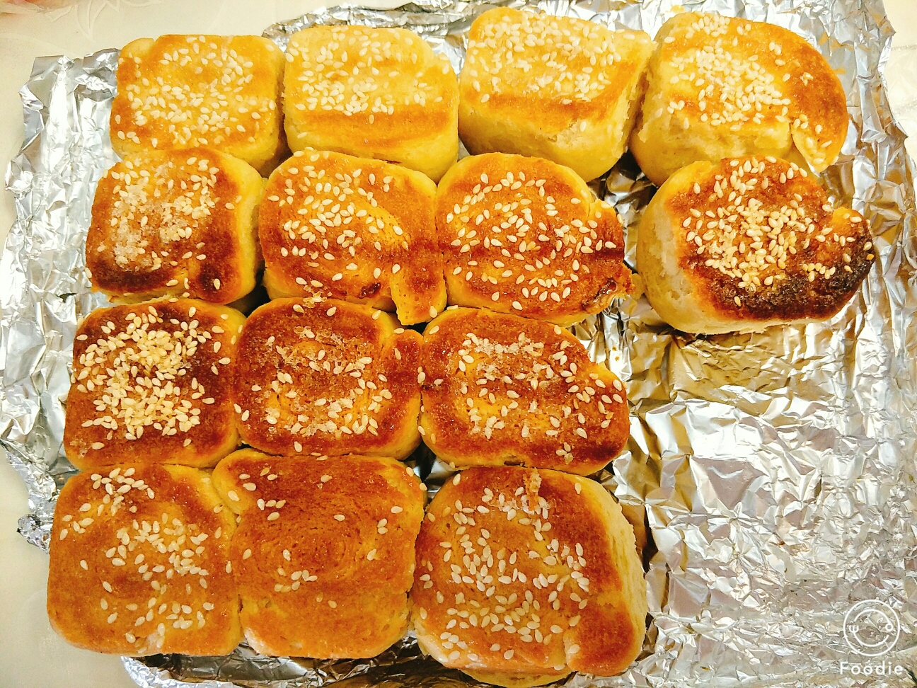 蜂蜜小面包🍞(家庭小试→小烤箱版)