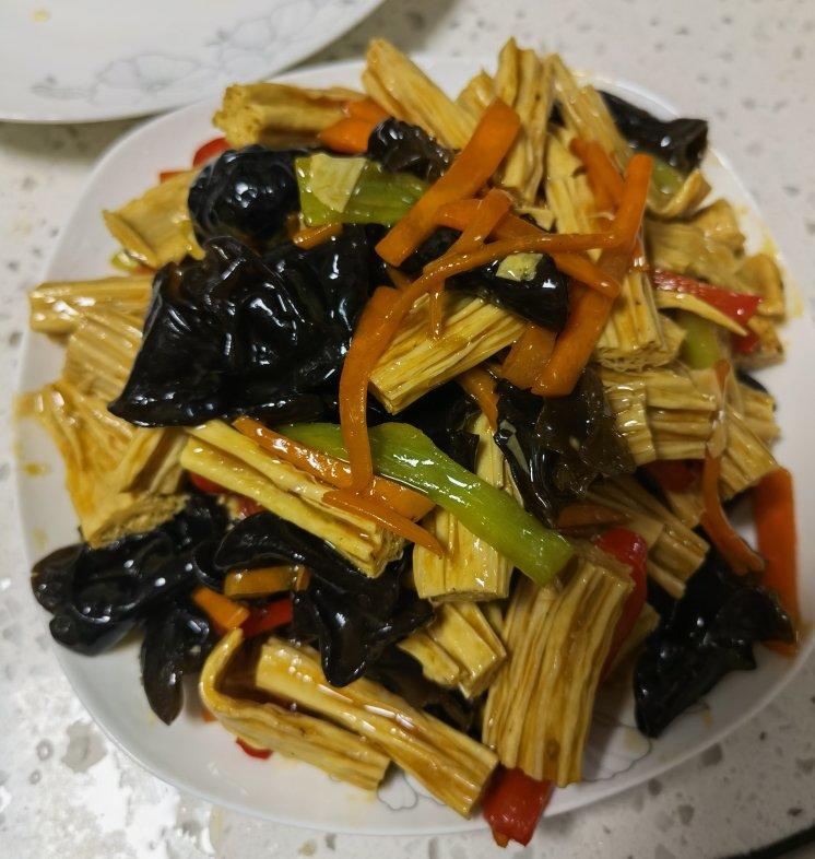 比肉还好吃的烧腐竹