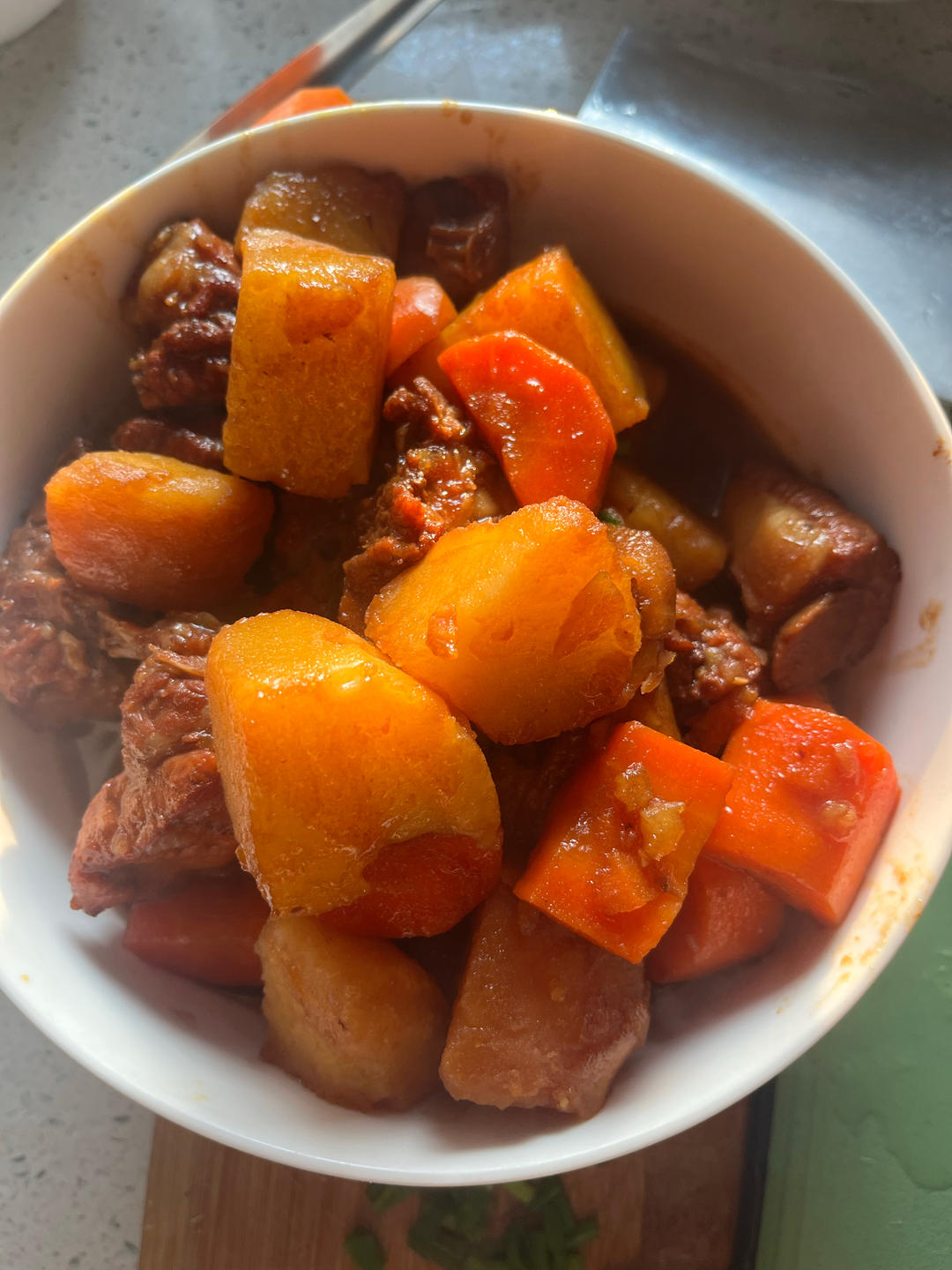 🔥巨好吃的红烧排骨炖土豆❗️懒人版轻松做拿手菜