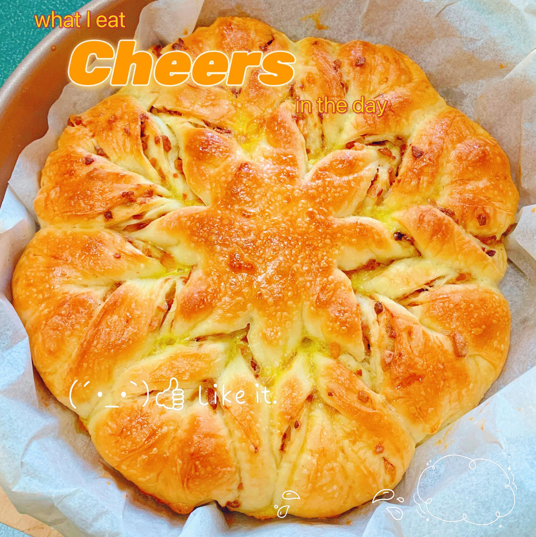 【小高姐】蒜香浓郁 造型优美 不用揉出手膜的面包