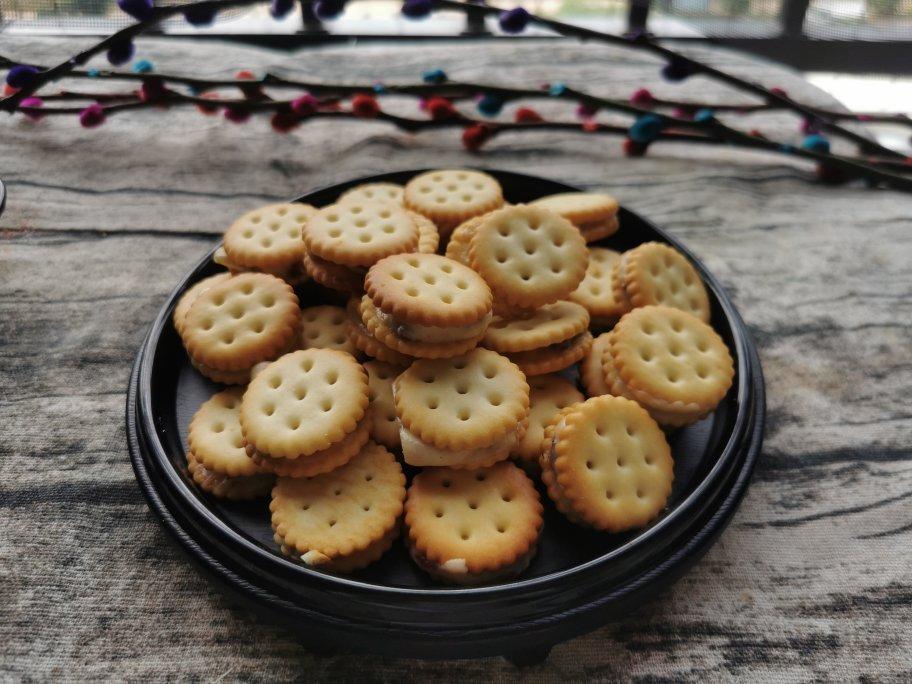 一次成功❗️蔓越莓夹心牛扎饼干～超拉丝