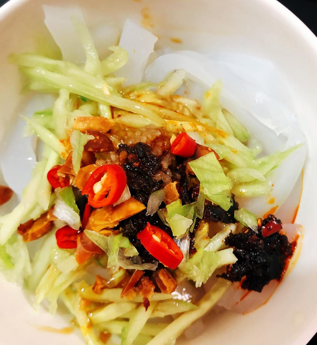 酸辣凉粉（自制凉粉）