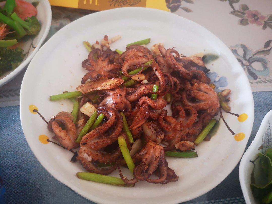 香辣八爪鱼