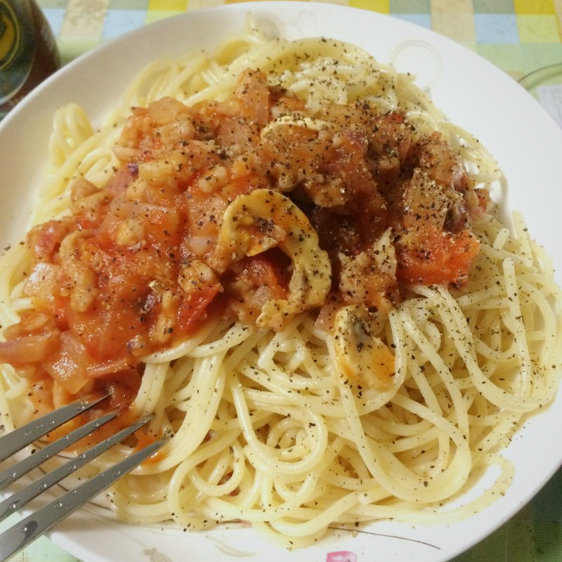 番茄肉酱意大利面