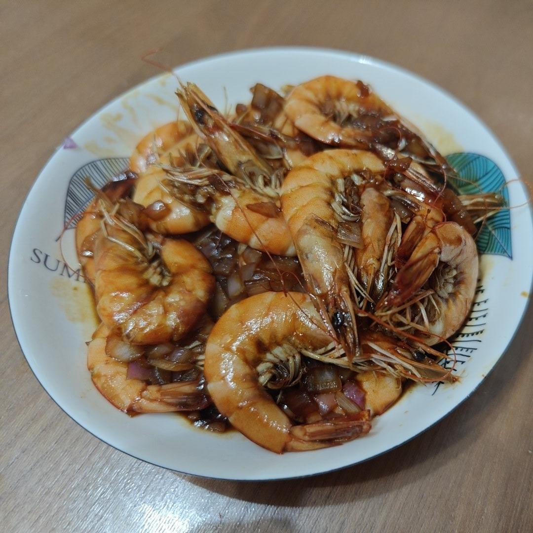 家庭版油焖大虾