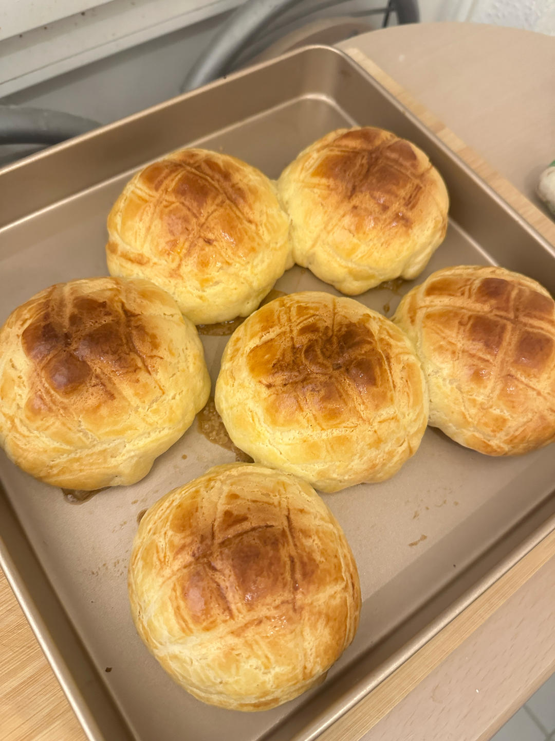 手揉椰蓉菠萝包（适用于德国面粉）（自用）