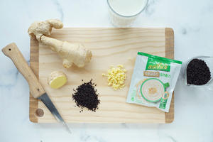 奶香燕麦红糖馒头vs鲜姜燕麦奶茶的做法 步骤8