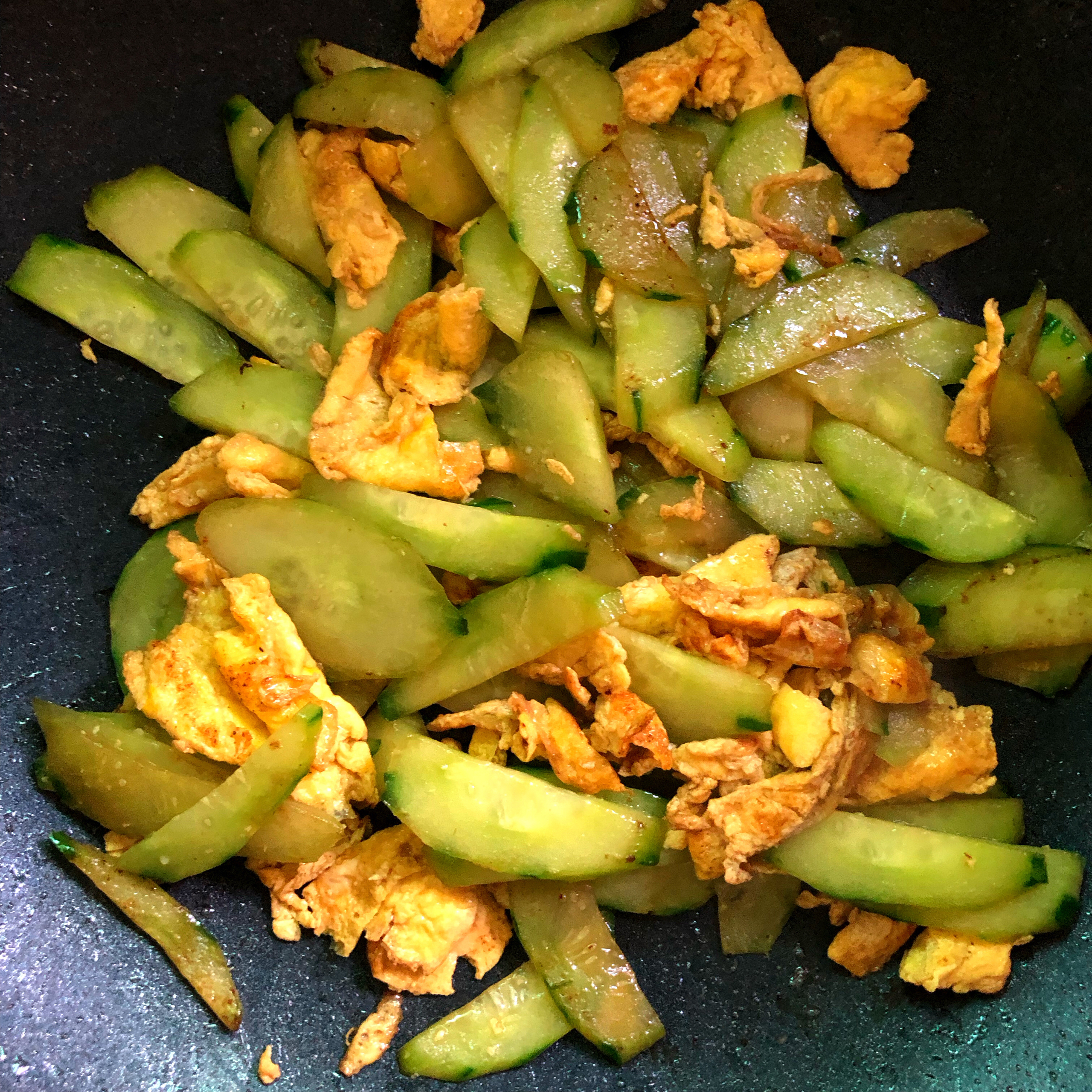 黄瓜🥒炒蛋，超超超超简单的做法